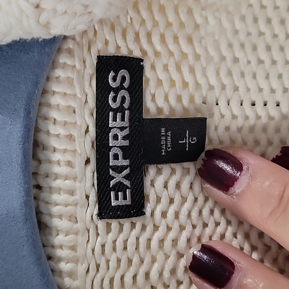 Express Chunky Long Open Cardigan - Picture 3 of 13